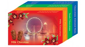 新加坡NO.1 四盒小包装 鱼尾狮巧克力 送礼佳品 最佳手信